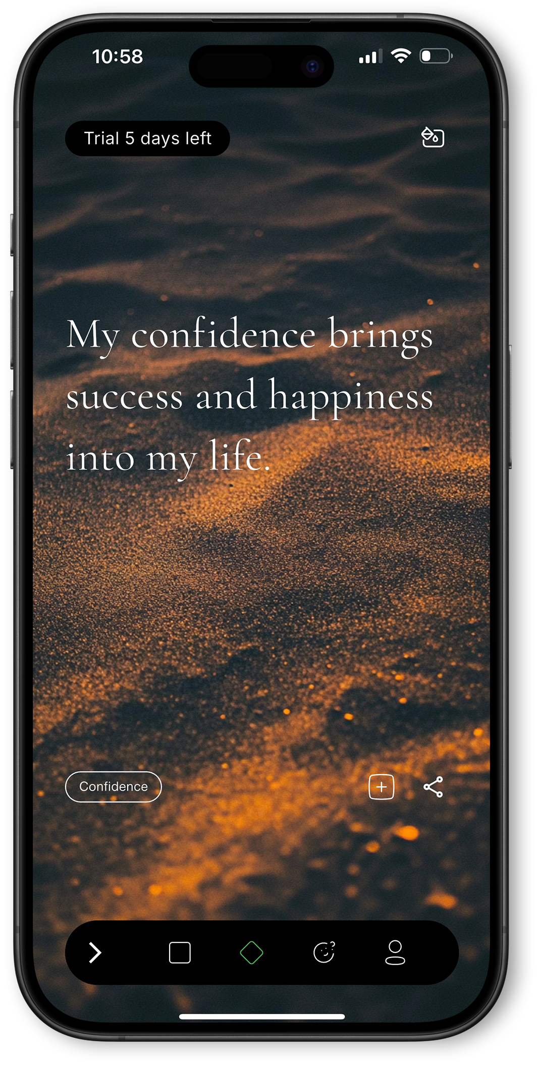 Daily Affirmations Screen